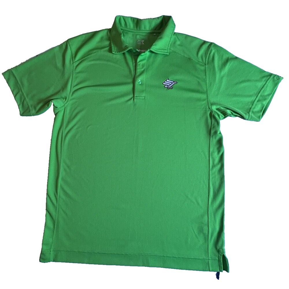 Cutter and Buck Mens Polo Shirt CB Dry Tec Bright Green M